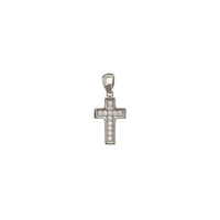 Cubic Zirconia Cross Pendant (Silver)