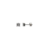 CZ Stud Earrings (Silver)