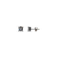 CZ Stud Earrings (Silver)