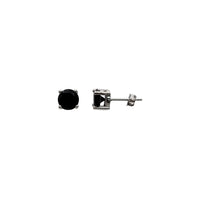 CZ Stud Earrings (Silver)
