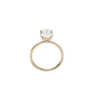 Oval Solitaire 2.00ctw Lab Grown Diamond Engagement Ring (14K)