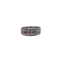 Pink Sapphire & Diamond Ring (14K)