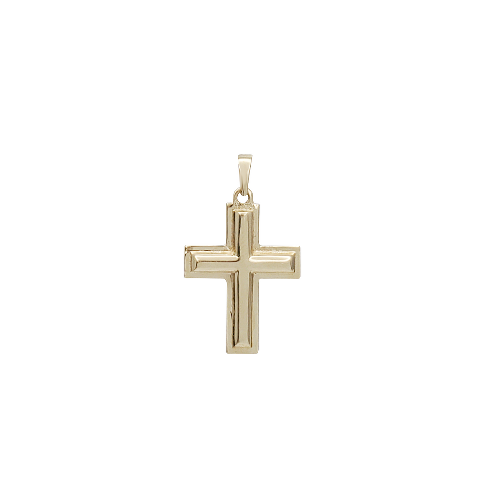 Plain Cross Pendant (14K)