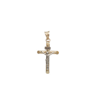 Two Tone Crucifix Pendant (10K)