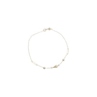 Zirconia Teardrop-Shaped Fancy Bracelet (14K)