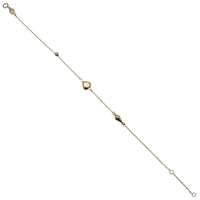 Ankle Bracelet With Charm (14K)