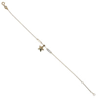 Ankle Bracelet With Charm (14K)