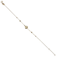 Ankle Bracelet With Charm (14K)