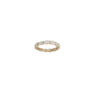 Oval Lab Grown Diamond Ring （14K）