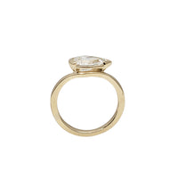 1.81ctw Pear Cut East West Lab Grown Diamond Engagement Ring (14K)