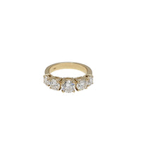 Round Five Stone 2.53ctw Lab Grown Diamond Solitaire Ring (14K)
