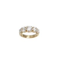 Round Five Stone 2.53ctw Lab Grown Diamond Solitaire Ring (14K)