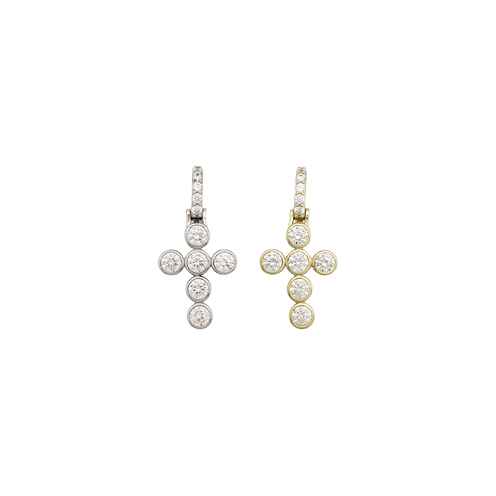Zirconia Cross Pendant (Silver)