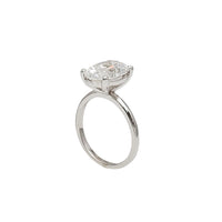 Oval Solitaire 4.01ctw Lab Grown Diamond Engagement Ring (14K)