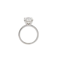 Oval Solitaire 4.01ctw Lab Grown Diamond Engagement Ring (14K)