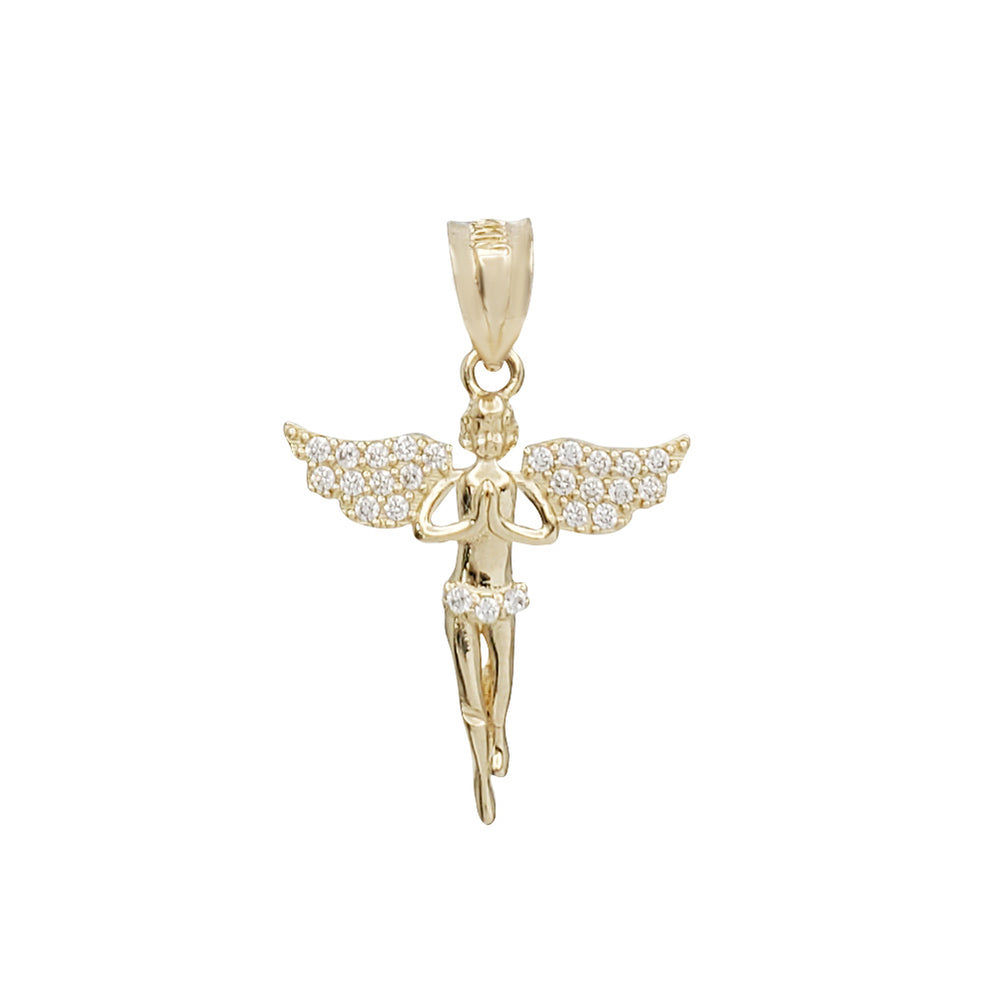 Ziconia Angel Pendant (14K)