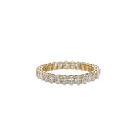 Lab Grown Diamond Oval Eternity Band (14K)