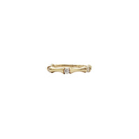 Zirconia Bamboo Ring (14K)