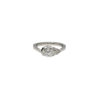 Pear Shaped Lab Diamond Ring (14K)