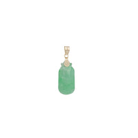 Light Green Jade Money Bag Pendant (14K)