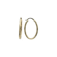Oval Huggie Earrings (14K)