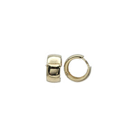 Chunky C-Hoop Earrings (14K)