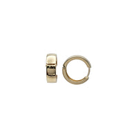 Chunky C-Hoop Earrings (14K)