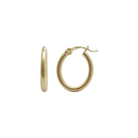 Plain Hoop Earrings (14K)