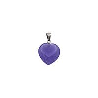 Heart Jade Pendant (Silver)