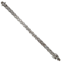 Pear Shape Lab Diamonds Tennis Bracelet (14k)