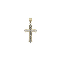 Diamond-Cut Cross Pendant (14K)
