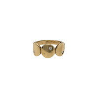 Multi-Disc Flush Set Diamond Ring (14K)