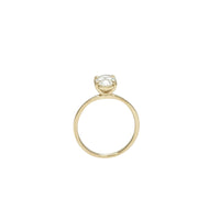 Oval Solitaire 1.05ctw Lab Grown Diamond Engagement Ring (14K)