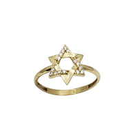 Zirconia Star of David Ring (14K)