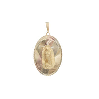 Tricolor Virgin Mary/ Guadalupe Pendant (14K)