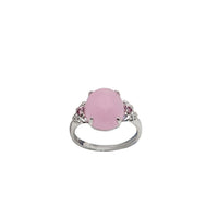Pink Tourmaline With Jade Fancy Ring (18K)