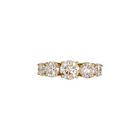 5-Stone 2.77cts Lab Grown Diamond Wedding Ring (14K)