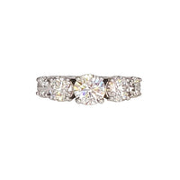 [White Gold] 5-Stone 2.60cts Lab Grown Diamond Wedding Ring (14K)