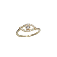 Zirconia Evil Eyes Ring (14K)