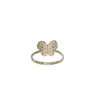 Zirconia Butterfly Ring (14K)