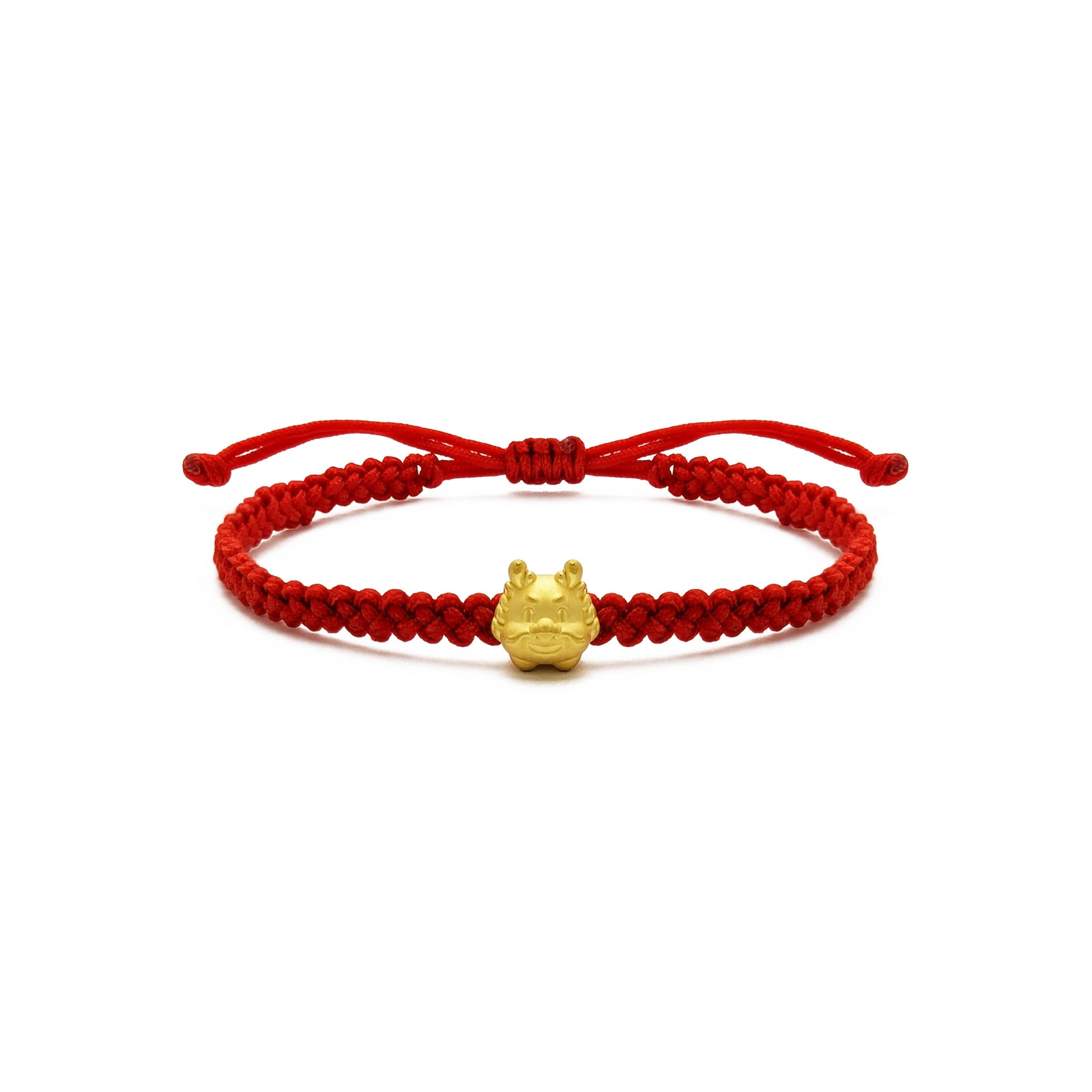 Baby Dragon Chinese Zodiac Red String Bracelet (24K) – Popular J