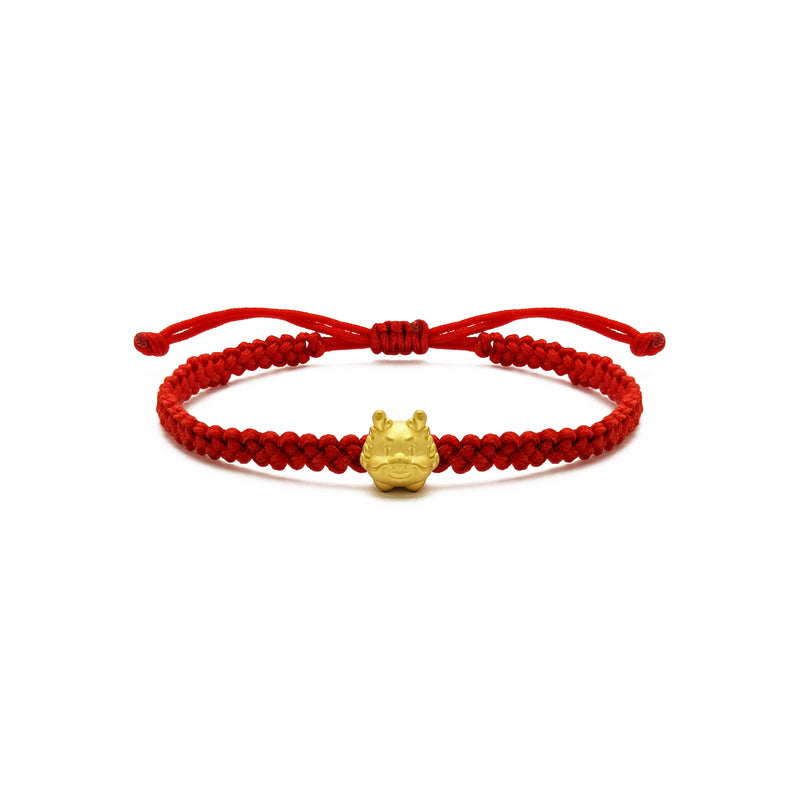 Baby Dragon Chinese Zodiac Red String Bracelet (24K) Popular Jewelry - New York