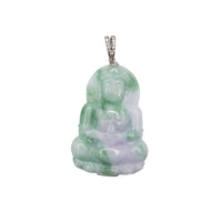 Jade Buddha Pendant (14K)