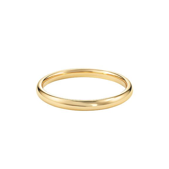 Zoben Aure Mai Sauƙi [2.2mm] Mai Zane-zanen Aure Mai Sauƙi (14K)