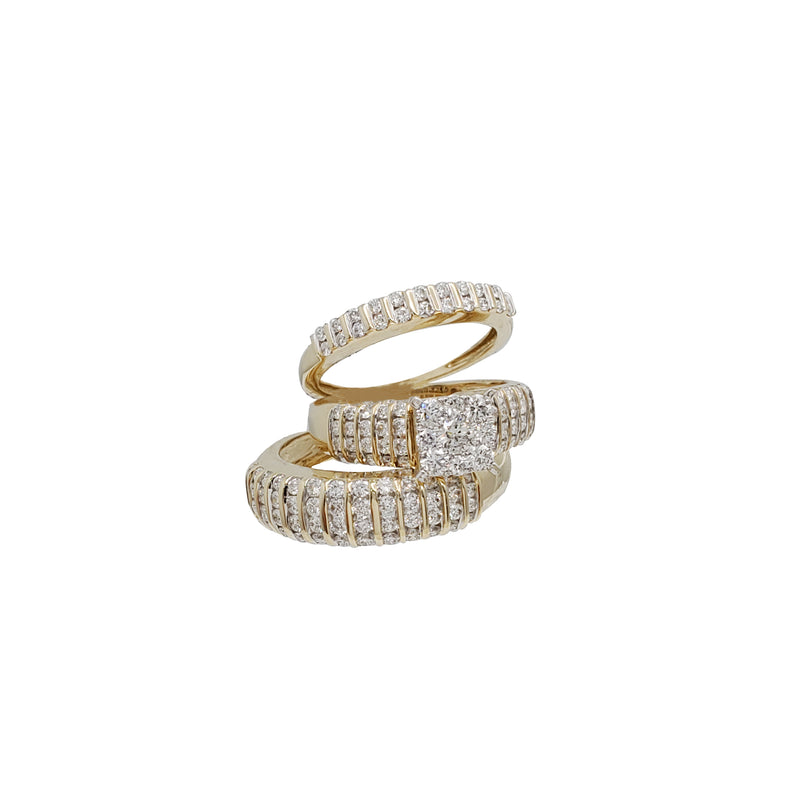 Diamond  Engagement Ring Set (14K)