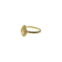 Drop Diamond ring (14K).