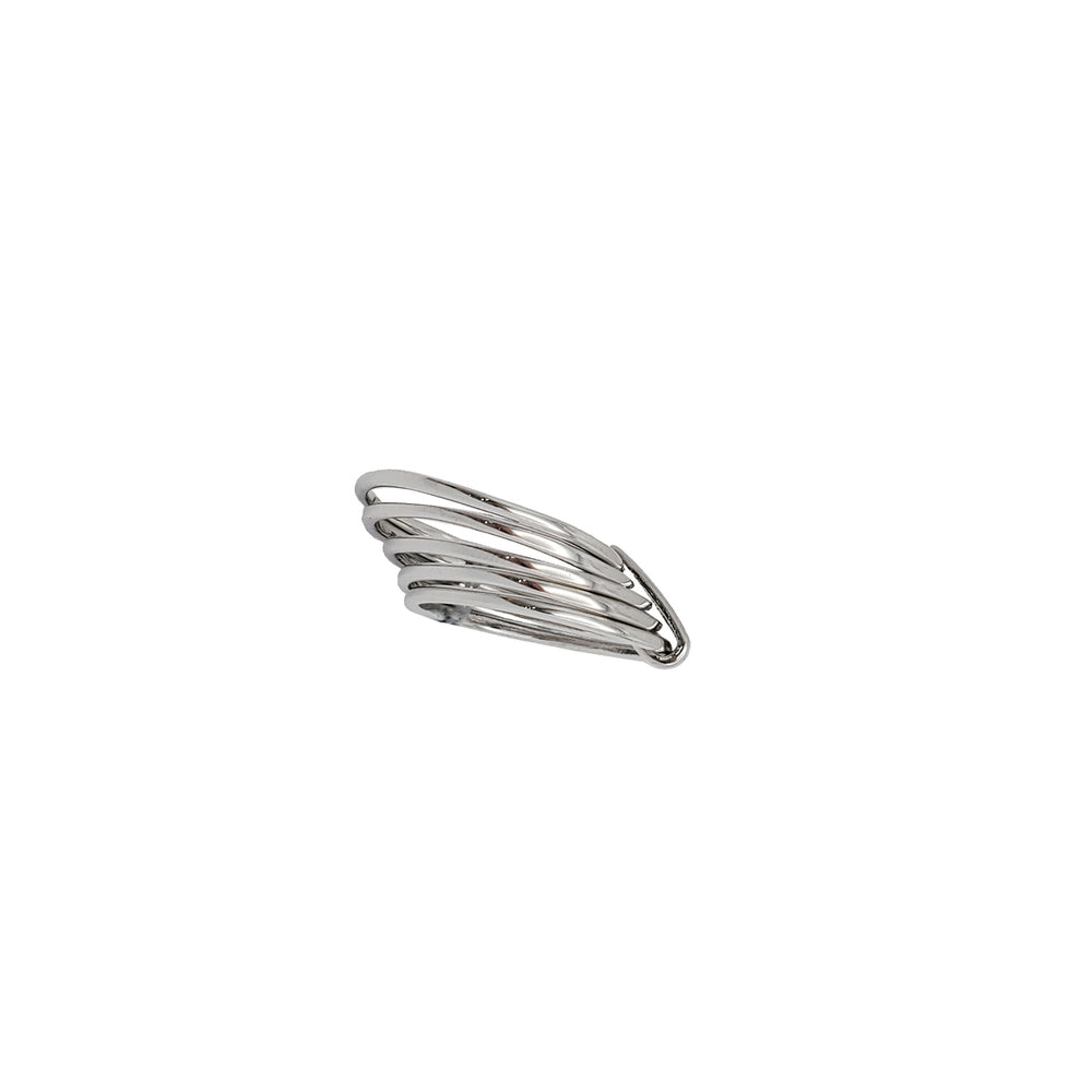 5-Rows Fancy ring (silver)
