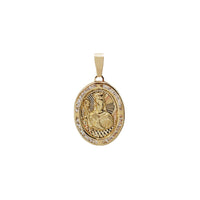 Oval Saint Barbara Pendant (14K)