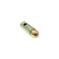 Two-tone Bullet Pendant (Silver)