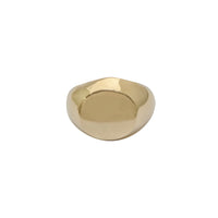 Round Signet Ring (14K)
